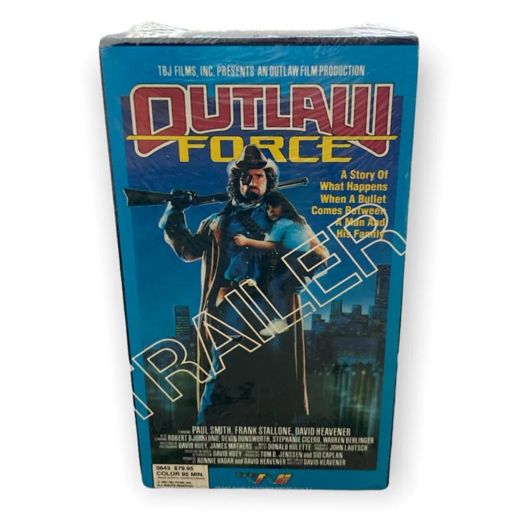 Outlaw Force House of terror Devlin Connection Golden Ninja VHS TRAILER TAPE